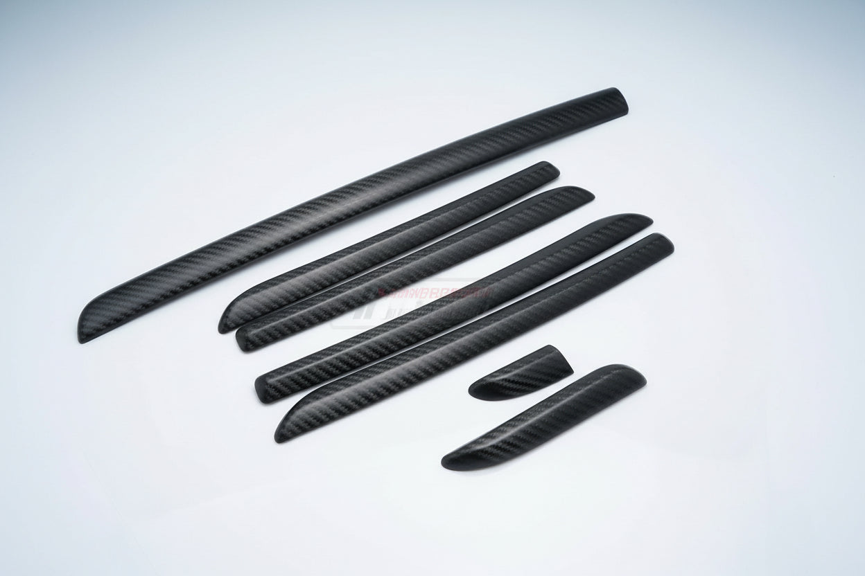 Insert baguette de porte carbone véritable pour Audi A3 8V,S3 8V 2014-2018