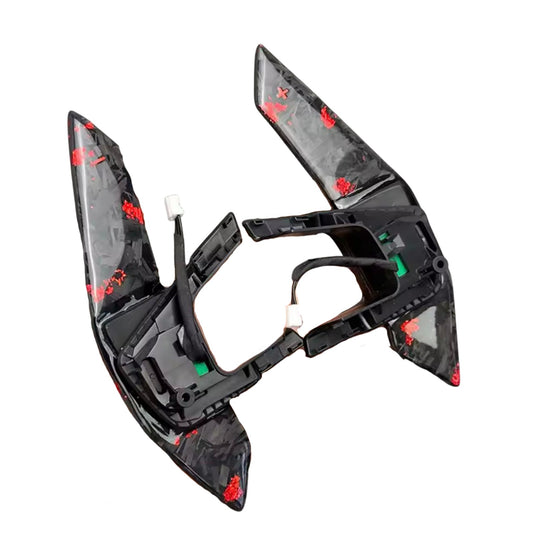 Palette Carbone FORGÉ magnétique Volkswagen GOLF 7, SCIROCCO, Polo, Tiguan Personalisé