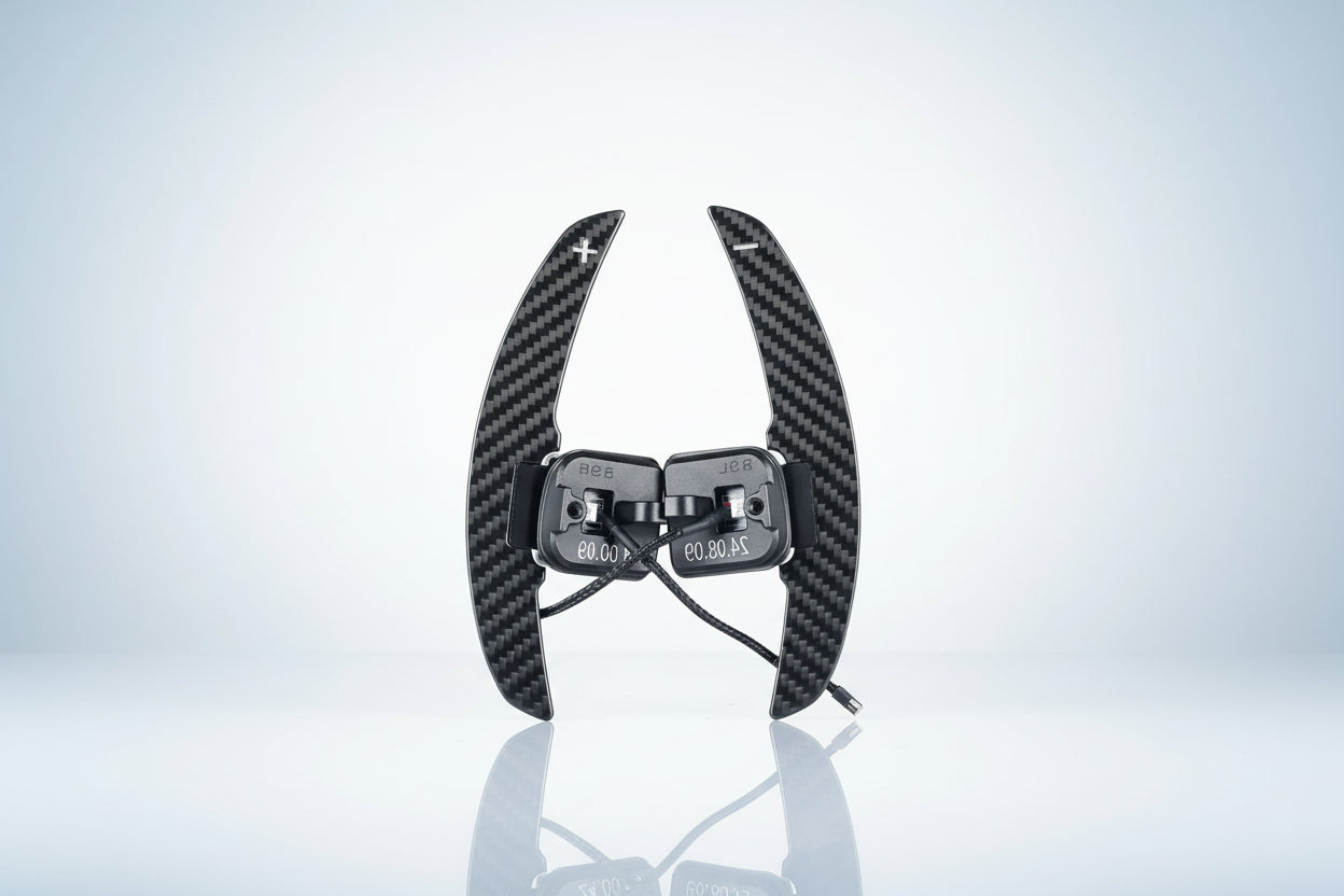 Palettes Volant Audi clic Magnétique en Carbone