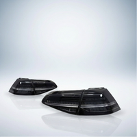 Feux arrière NOIR ou ROUGE FULL LED clignotant dynamique Golf 7 MK7 - 7,5 MK7,5 2013-2020 - Image 1