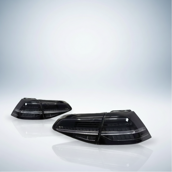 Feux arrière NOIR ou ROUGE FULL LED clignotant dynamique Golf 7 MK7 - 7,5 MK7,5 2013-2020