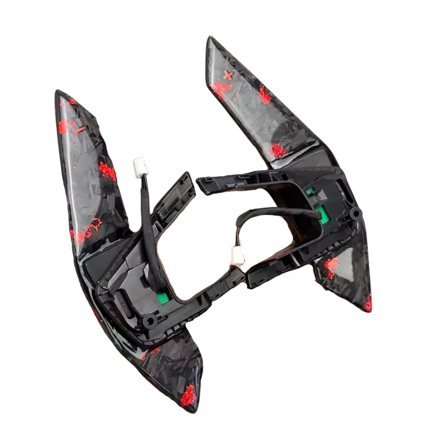 Palette Carbone FORGÉ magnétique Volkswagen GOLF 7, SCIROCCO, Polo, Tiguan Personalisé