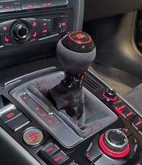 Pommeau Volkswagen,Audi Stronic/S3/RS Carbone,Aluminium,Alcantara,Cuir Personnalisé - Image 6